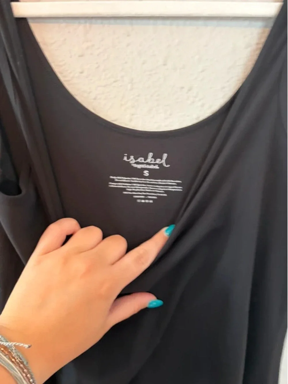 Isabel by Ingrid + Isabel black maternity jumpsuit size S